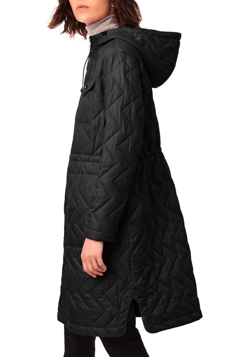 Bernardo Zigzag Quilted Water Resistant Recycled Polyester Jacket, Alternate, color, 