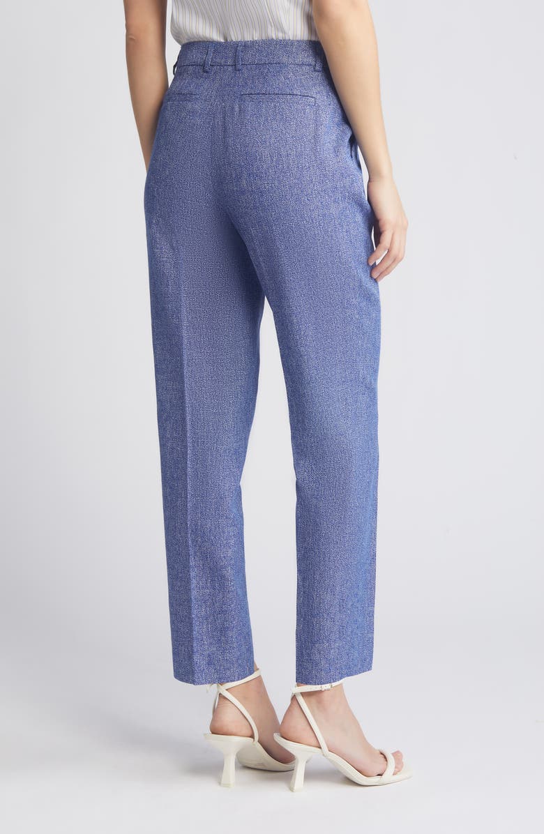 Anne Klein Crossdye Cotton & Linen Pants, Alternate, color, 