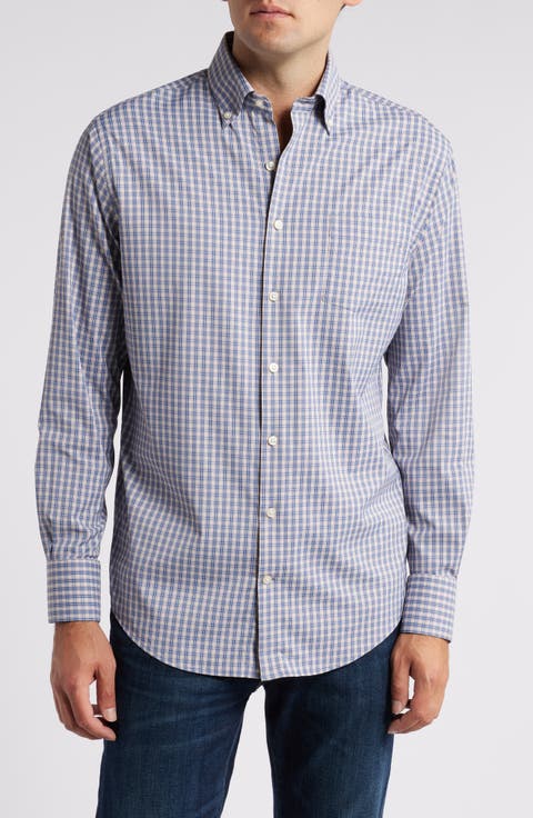 Prairie Plaid Performance Twill Button-Down Shirt