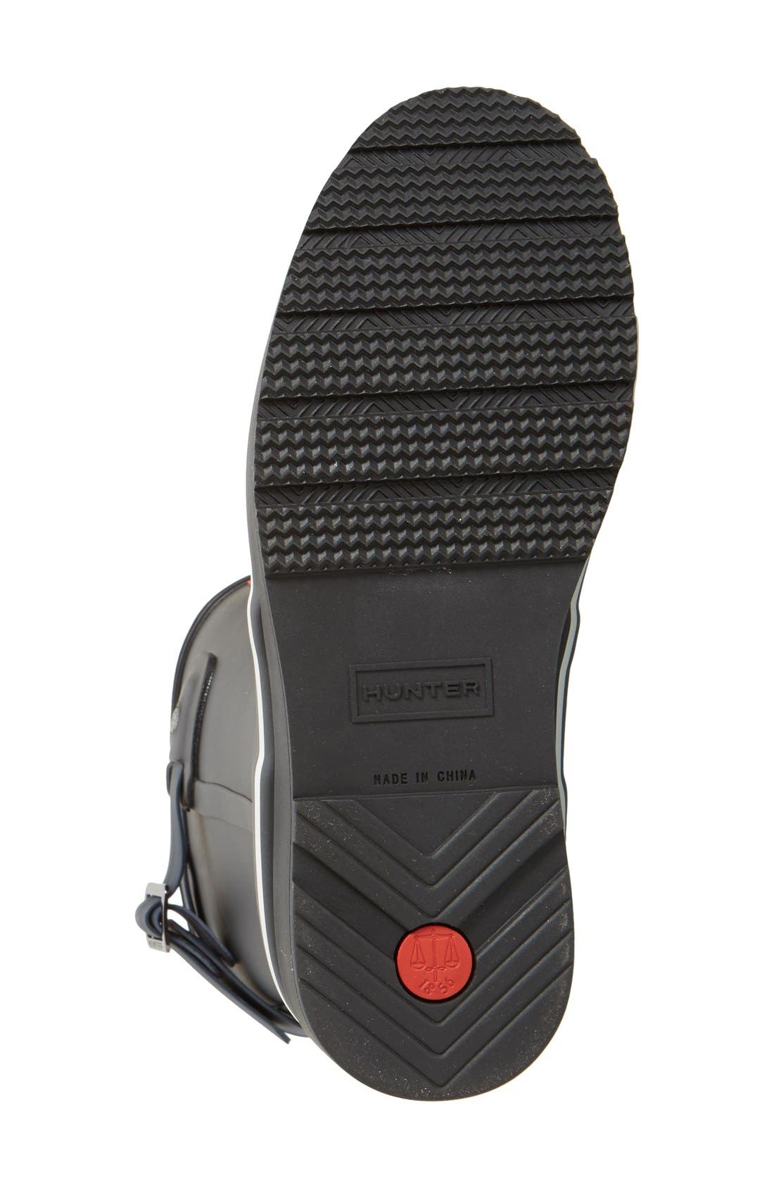 Hunter 'Original Short' Wedge Rain Boot, Alternate, color, 