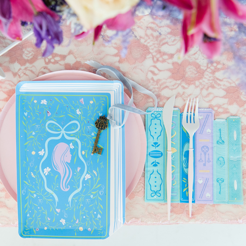 Jollity & Co Book Club Book Die-cut Dinner Plates