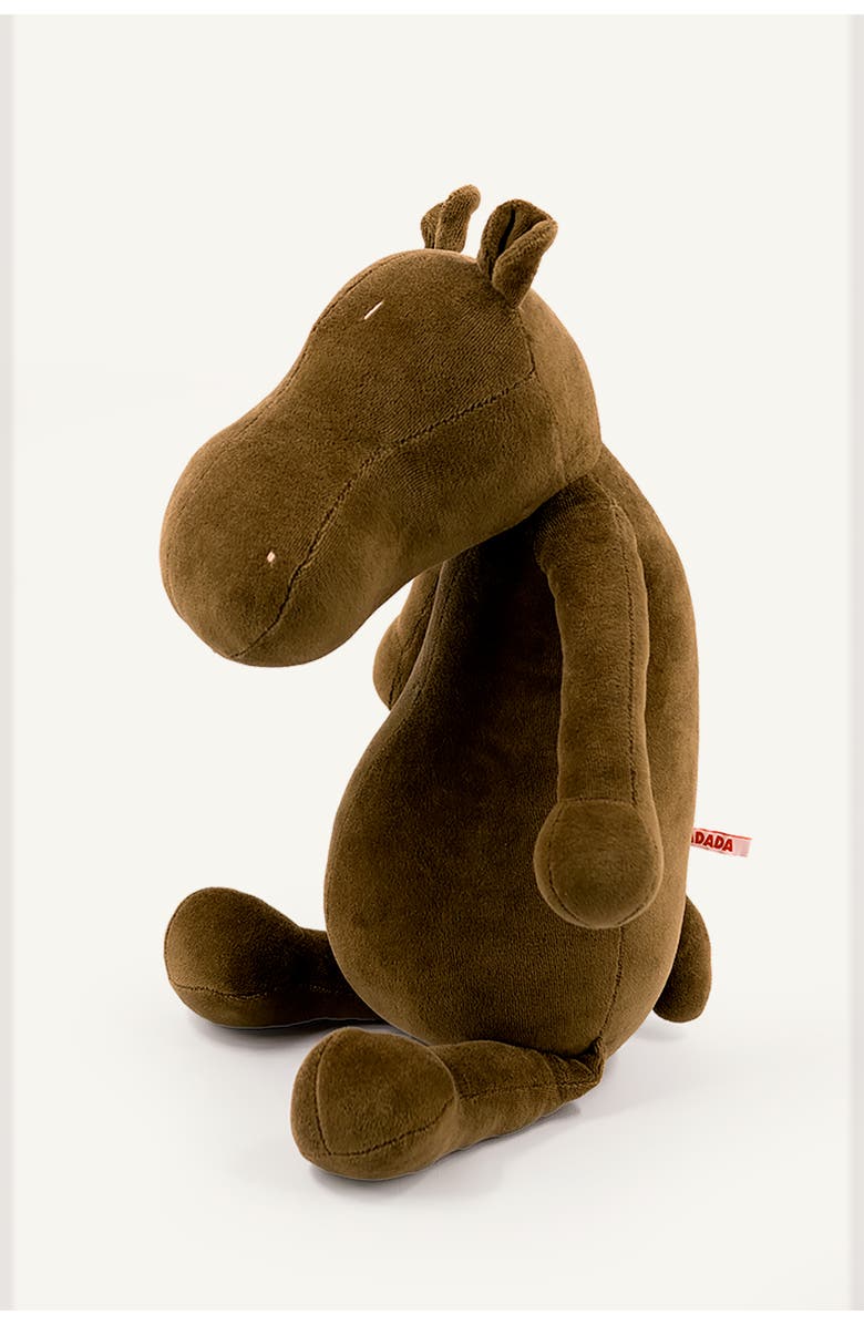 ADADA Momo, the hippo stuffed animal XL, Alternate, color, Open Brown