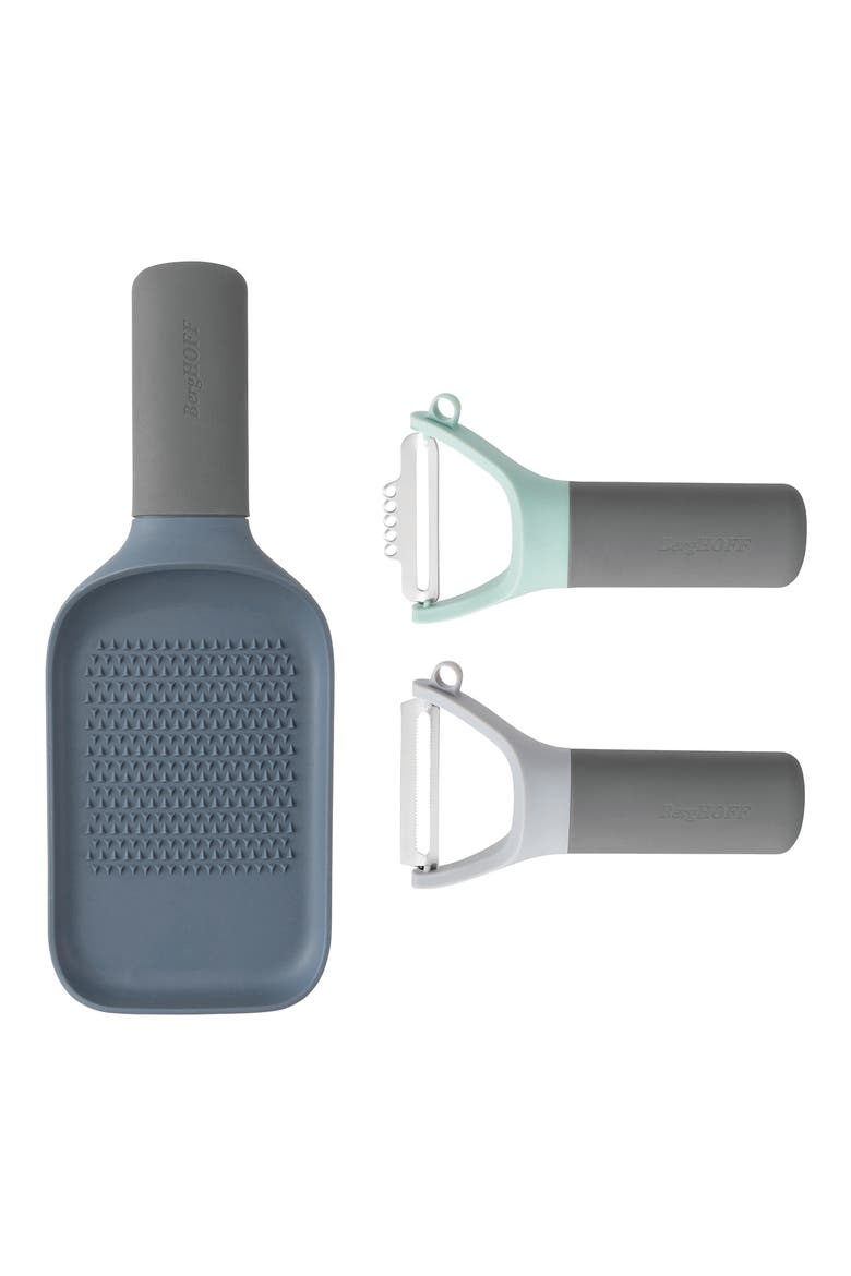 INTERNATIONAL Leo 3-Piece Peeler/Zester Tool Set, Main, color, MULTI