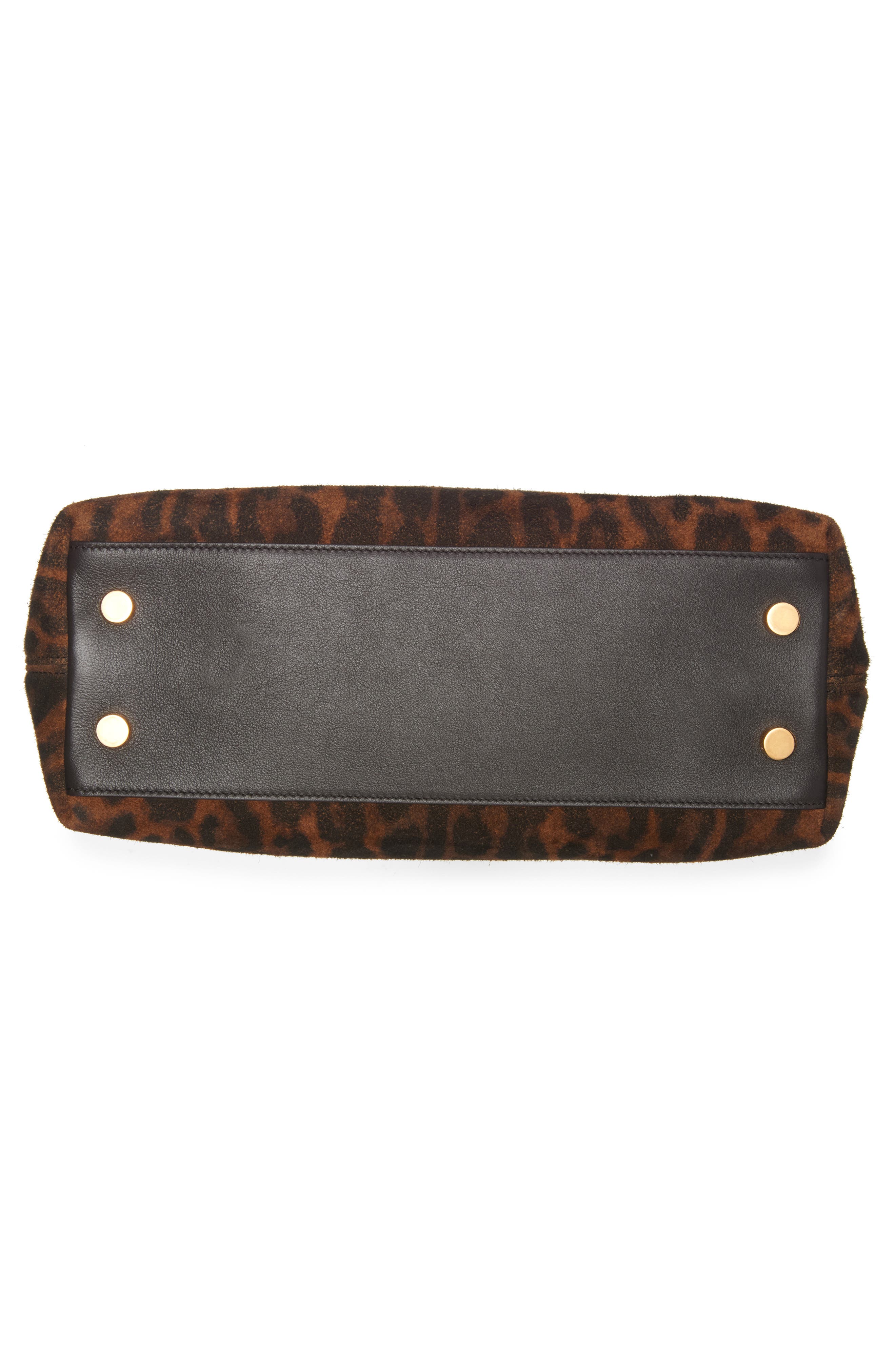 TOM FORD Medium Alexander Suede Tote, Alternate, color, 