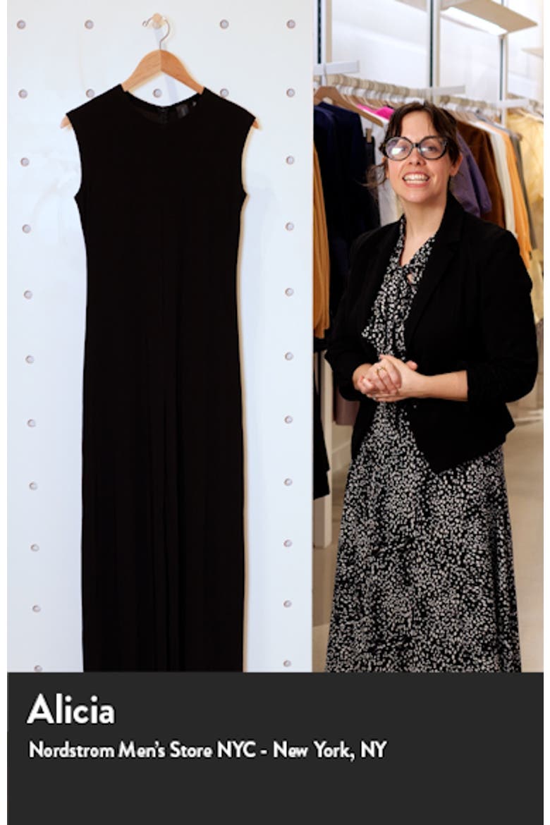 KAMALIKULTURE Wide Leg Jersey Jumpsuit video