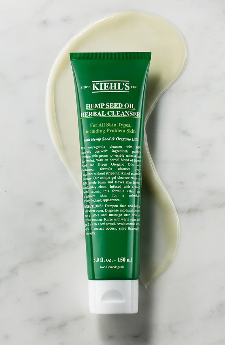 Kiehl's Since 1851 Cannabis Sativa Seed Oil Herbal Cleanser, Alternate, color, 