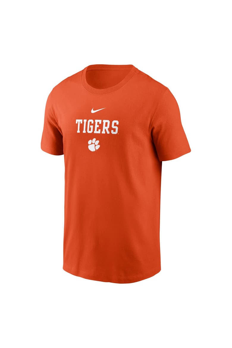 Men's Nike Orange Clemson Tigers 2-Hit Stacked T-Shirt, Alternate, color, Orange