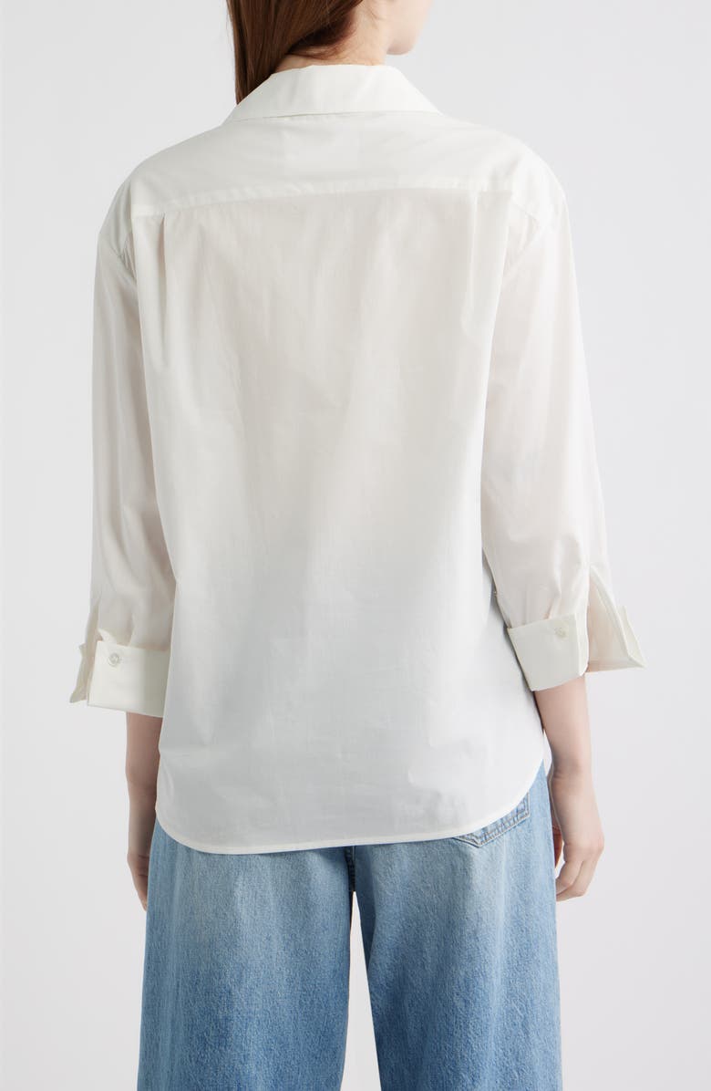 CISSA Asymmetric Wrap Top, Alternate, color, White