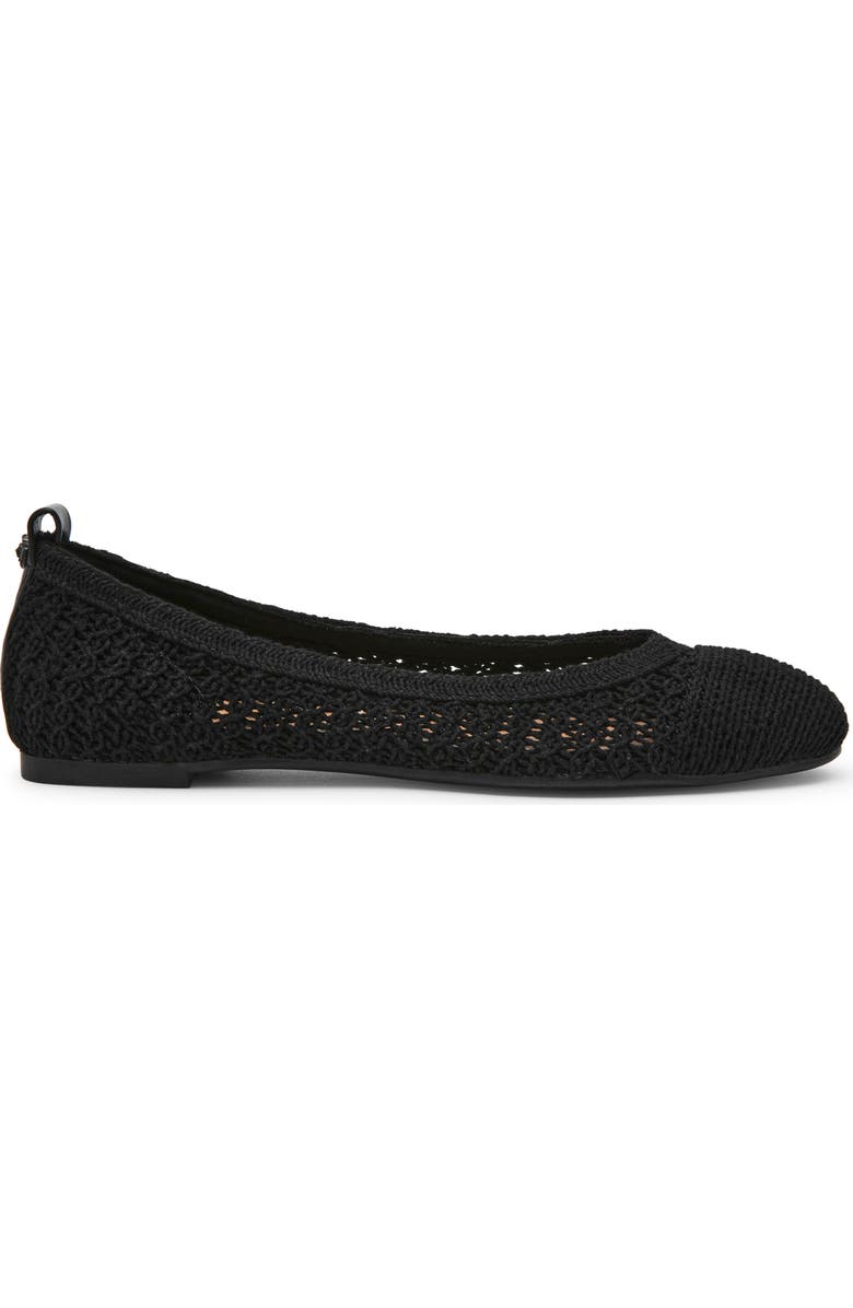 Anne Klein Josey Flat, Alternate, color, Black Woven