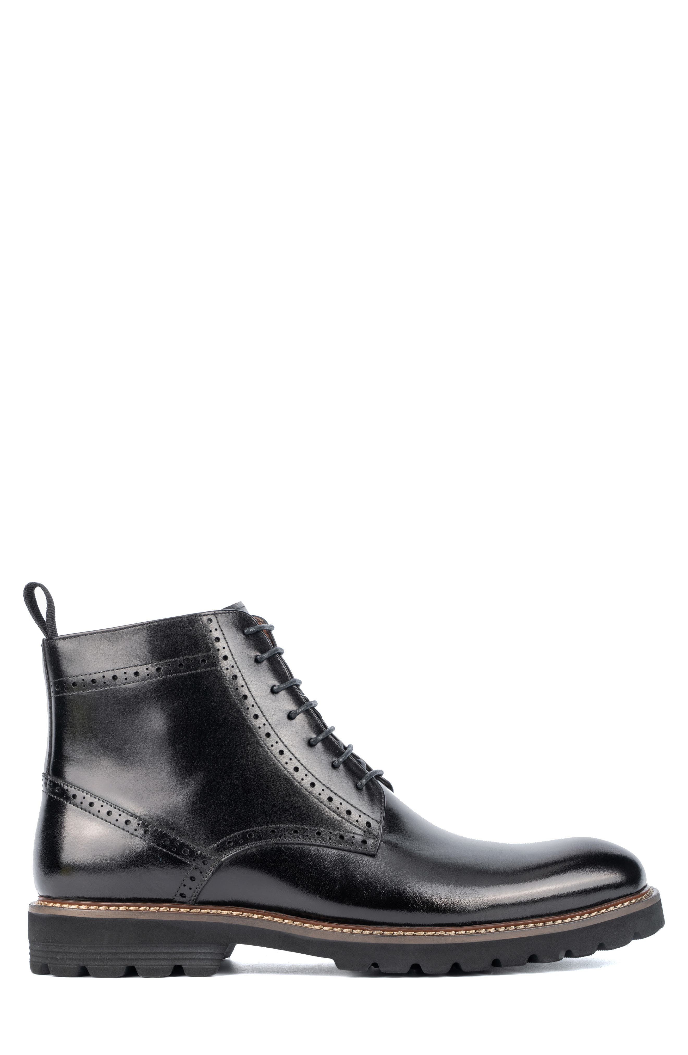 VINTAGE FOUNDRY Brogue Lug Sole Boot, Alternate, color, 