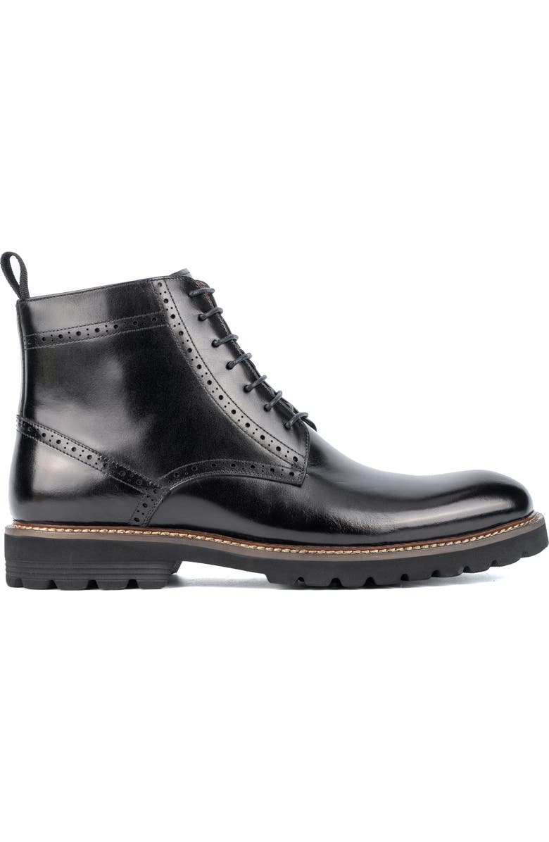 VINTAGE FOUNDRY Brogue Lug Sole Boot, Alternate, color,