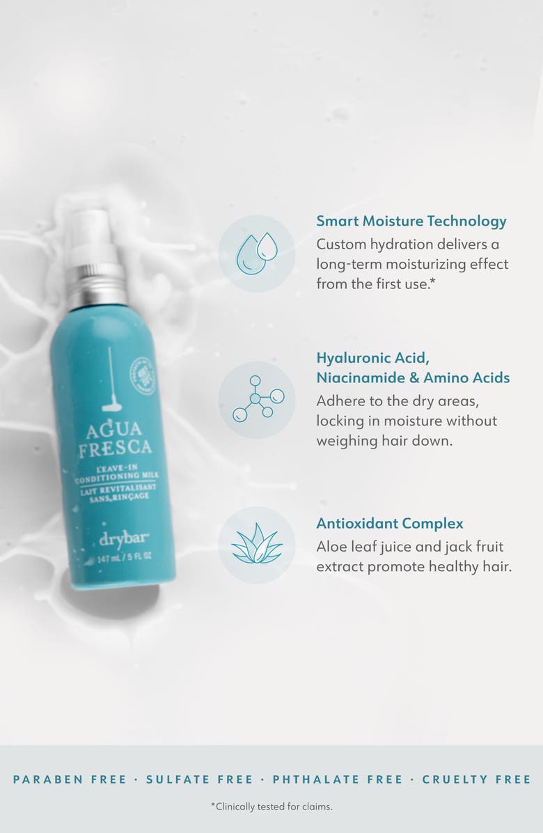 Drybar Agua Fresca Leave-In Conditioning Milk, Alternate, color,