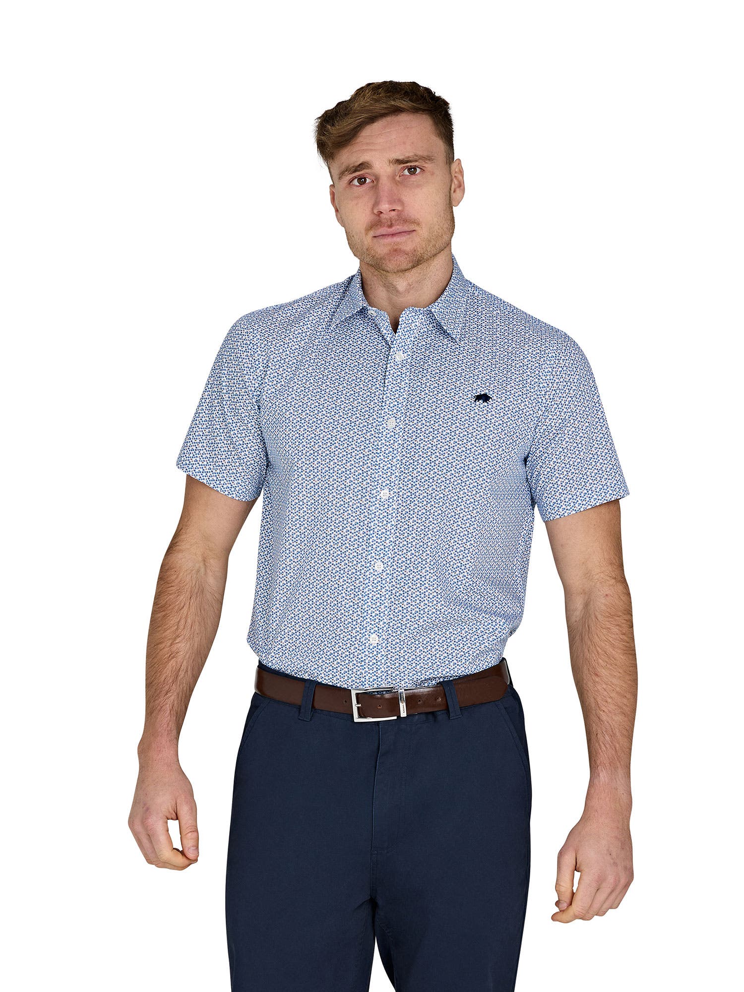 Short Sleeve Cotton Poplin Shirt - image 3