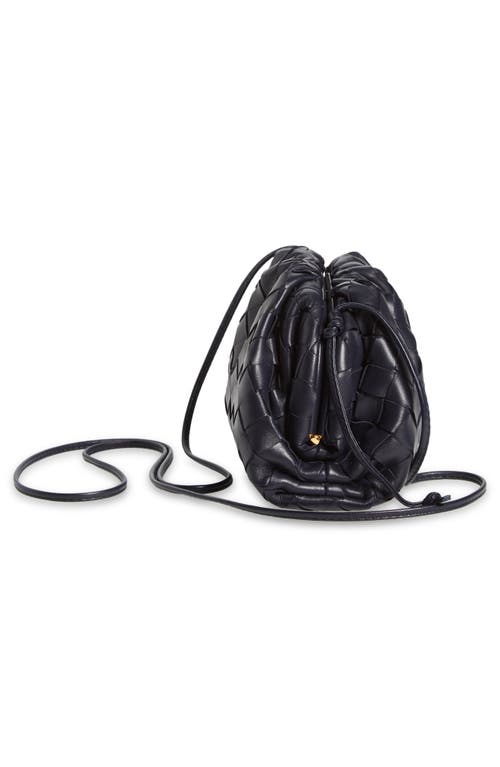 Bottega Veneta Small The Pouch Leather Clutch In Black