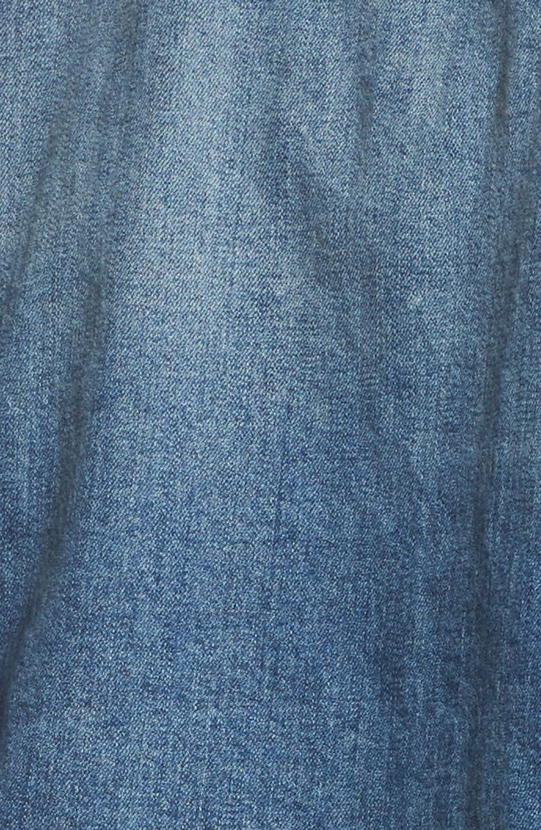 Lucky Brand Frayed Hem Denim Jacket, Alternate, color,