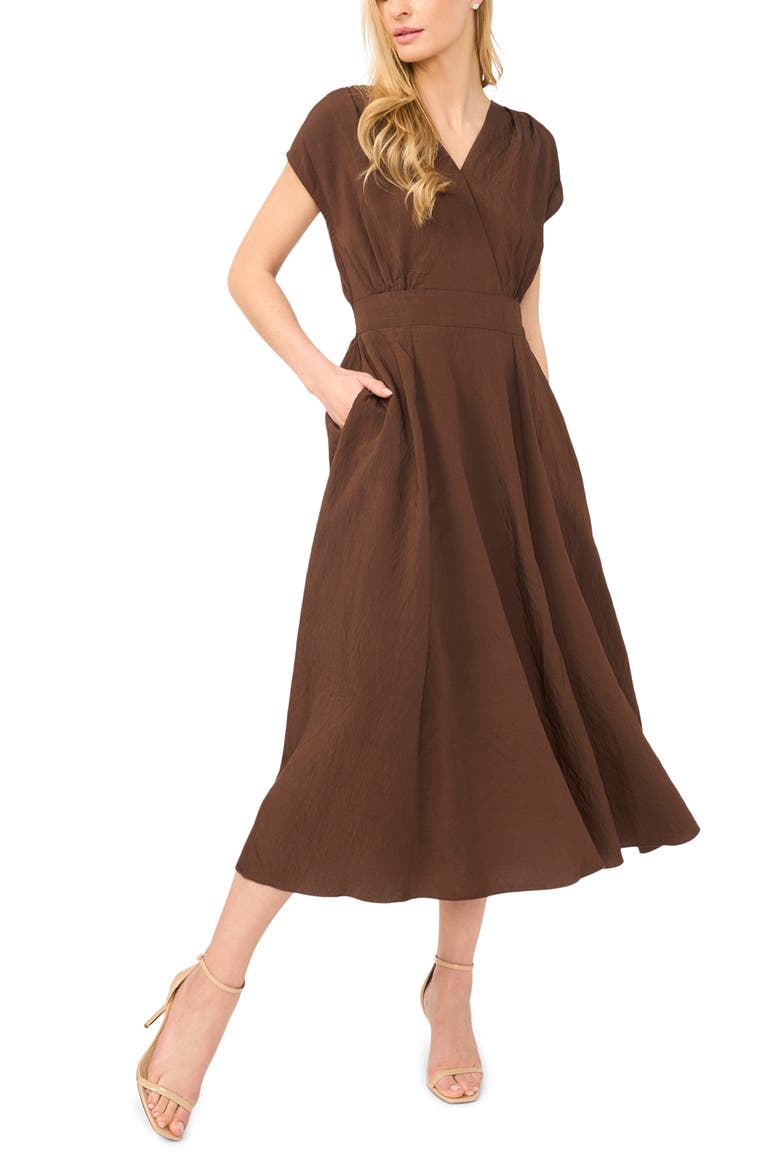 Dolman Sleeve Maxi Dress, Main, color, CHICORY COFFEE