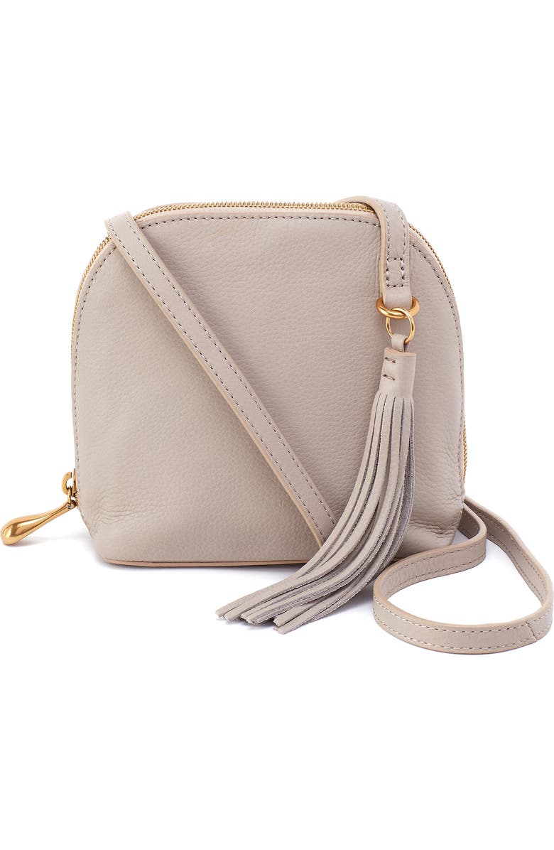HOBO Nash Calfskin Leather Crossbody Bag, Main, color, Taupe