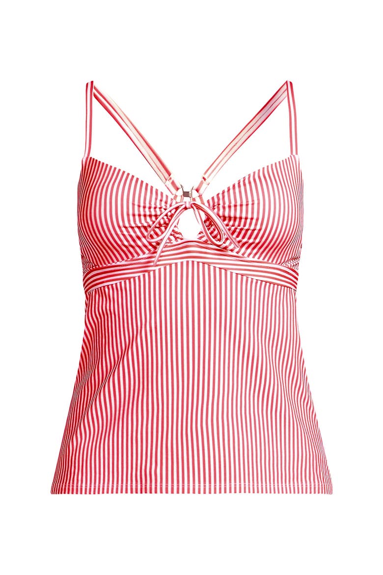 Lifting Tankini, Alternate, color, Wood Lily Mini Stripe