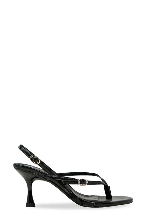Chase & Chloe Chase And Chloe Nadine Slingback Sandal In Black