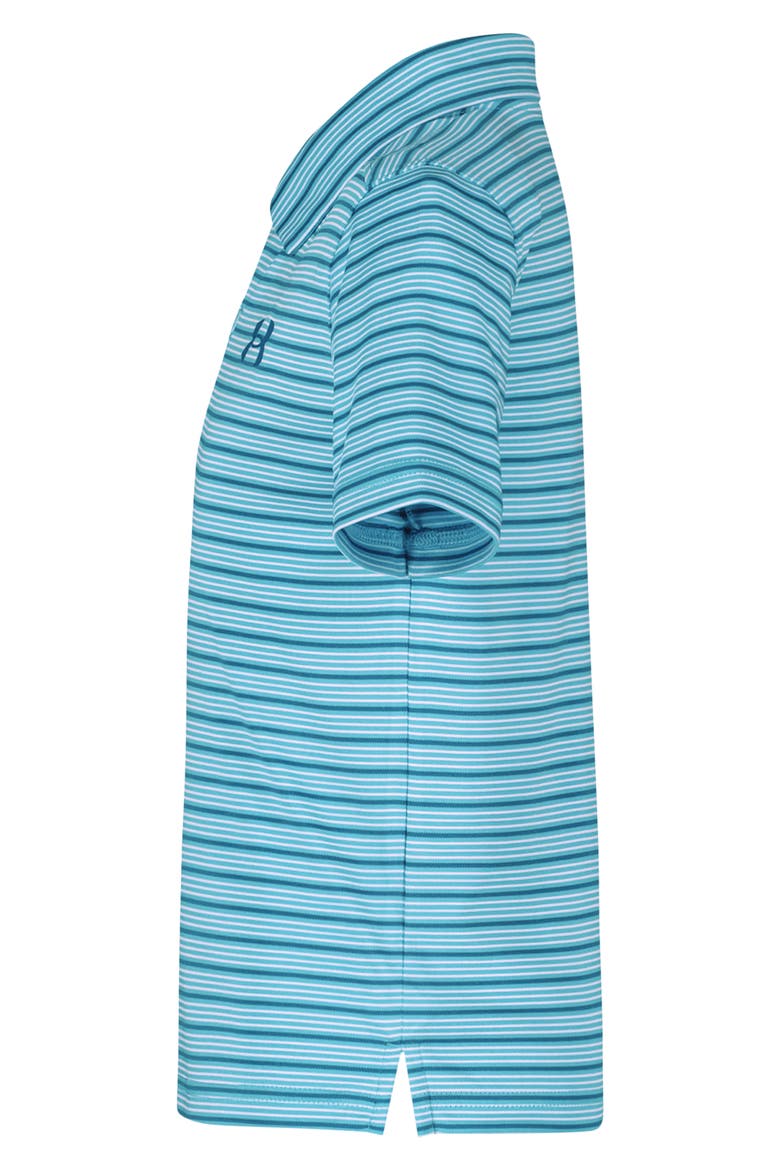 Kids' Matchplay Stripe Polo, Alternate, color, FRESCO BLUE