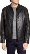 Cole Haan Racer Leather Jacket