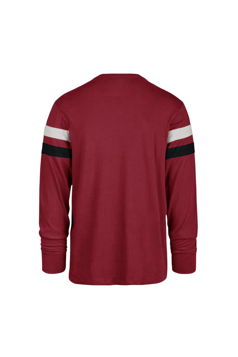 Men's '47 Cardinal Arizona Cardinals Irving Long Sleeve T-Shirt, Alternate, color, Cardinal