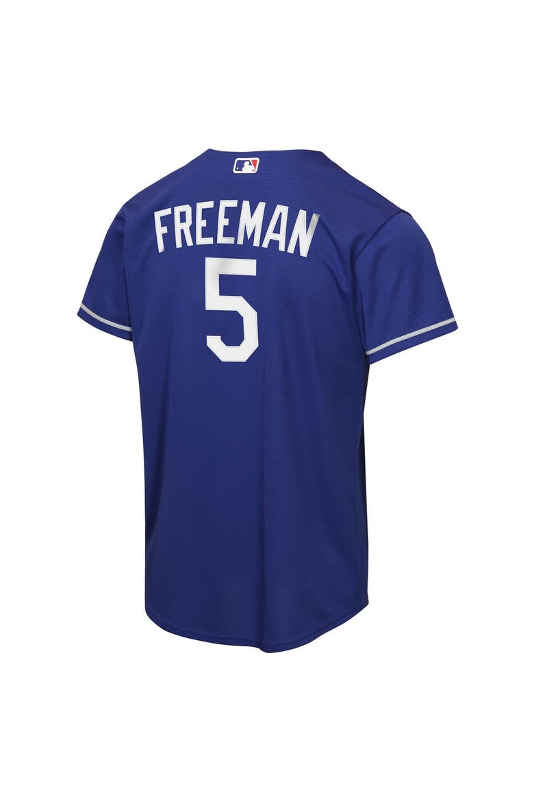 Youth Nike Freddie Freeman Royal Los Angeles Dodgers Alternate Replica Jersey, Alternate, color, Royal