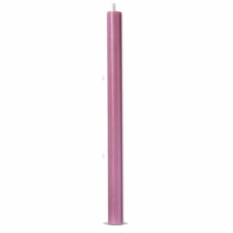 Color Studio Lilac Straight Taper Unscented Paraffin Candle