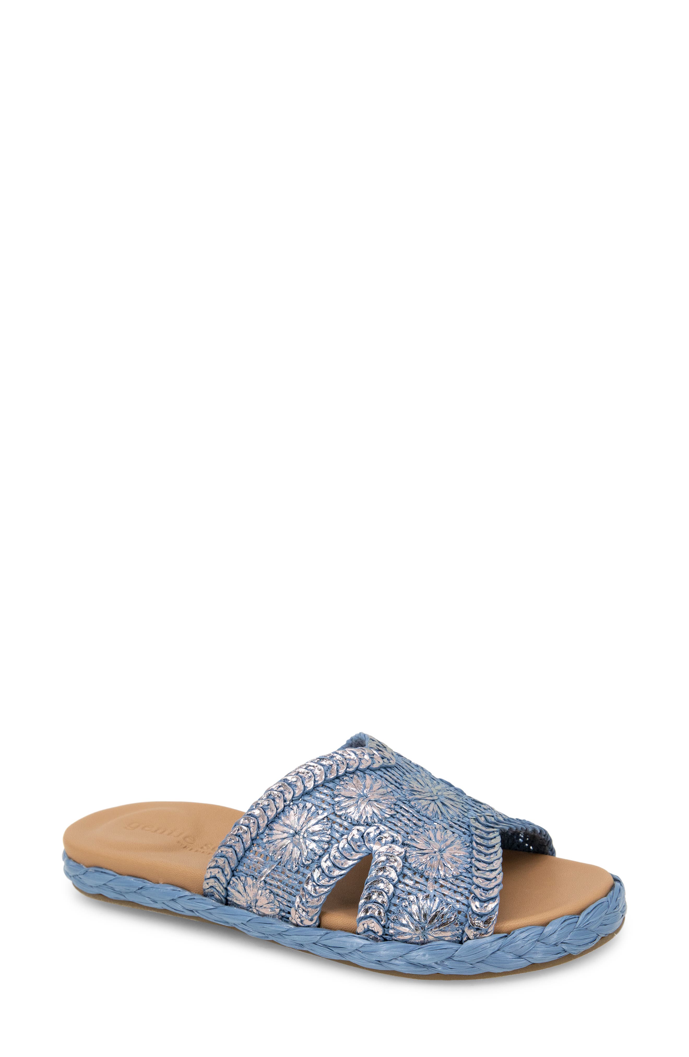Gentle Souls Tristan Woven Raffia Sandal, Main, color, 