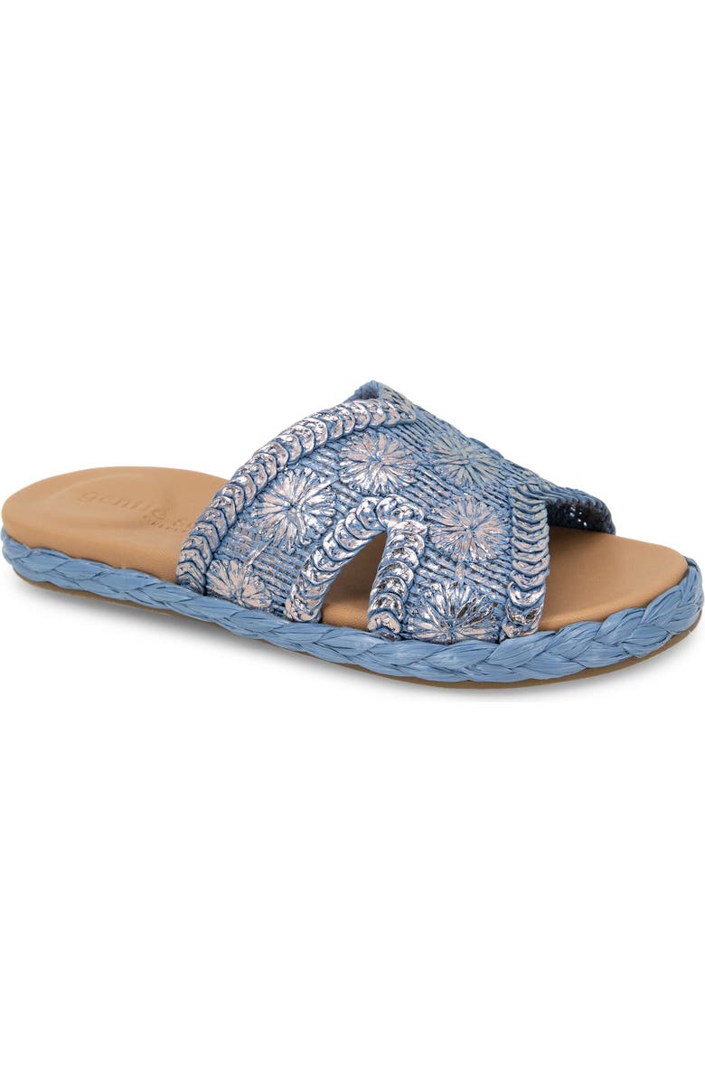 Gentle Souls Tristan Woven Raffia Sandal, Main, color,