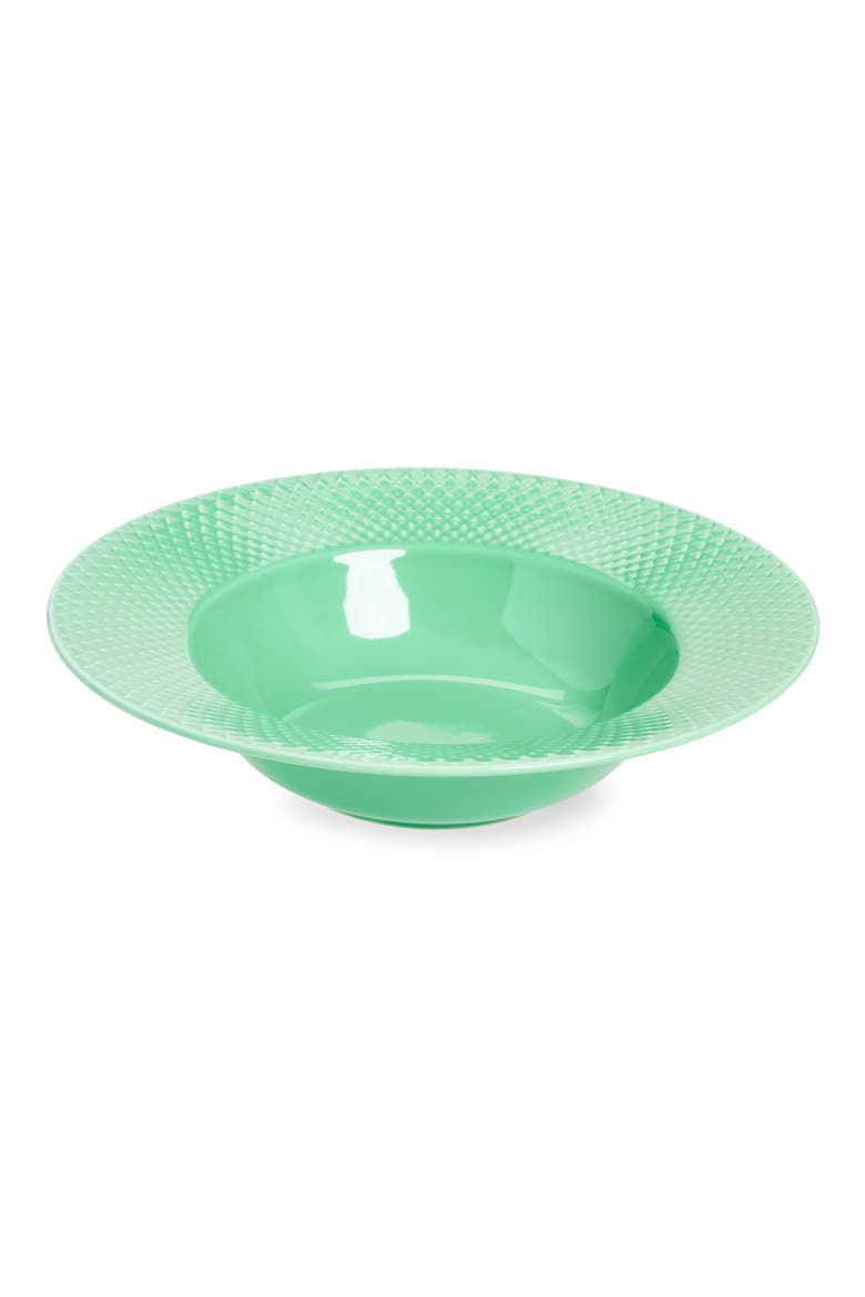 Rhombe Color Soup Plate, Main, color, GREEN