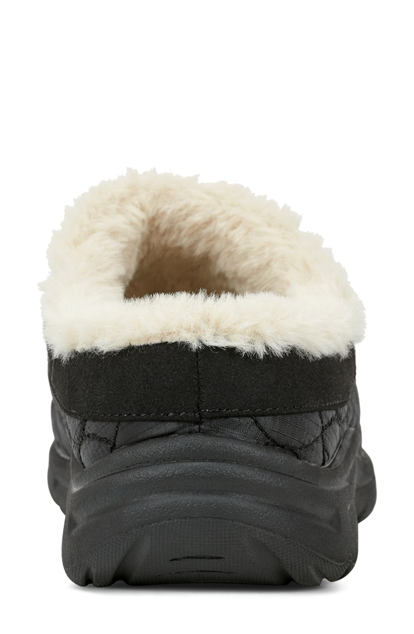 Easy Spirit Bimmy 2 Faux Fur Lined Clog, Alternate, color, Black