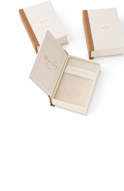 Made By Mary Cross Stud Earrings In Silver