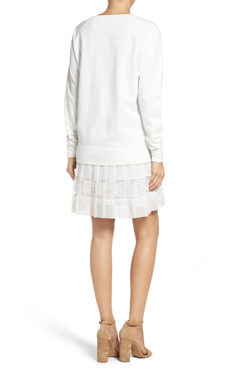 French Connection Eliza Drop Waist Dress, Alternate, color, 