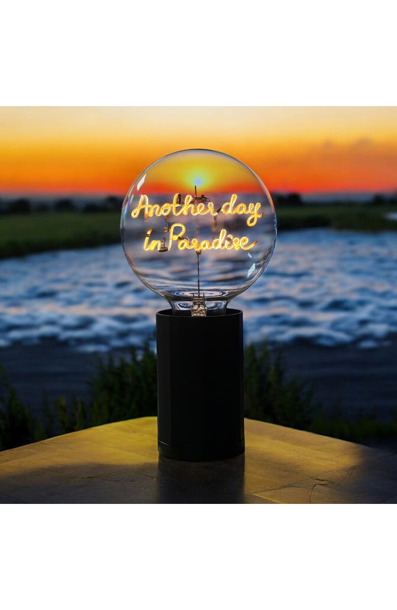 MITB Another Day in Paradise Portable Table Lamp, Alternate, color, Gold