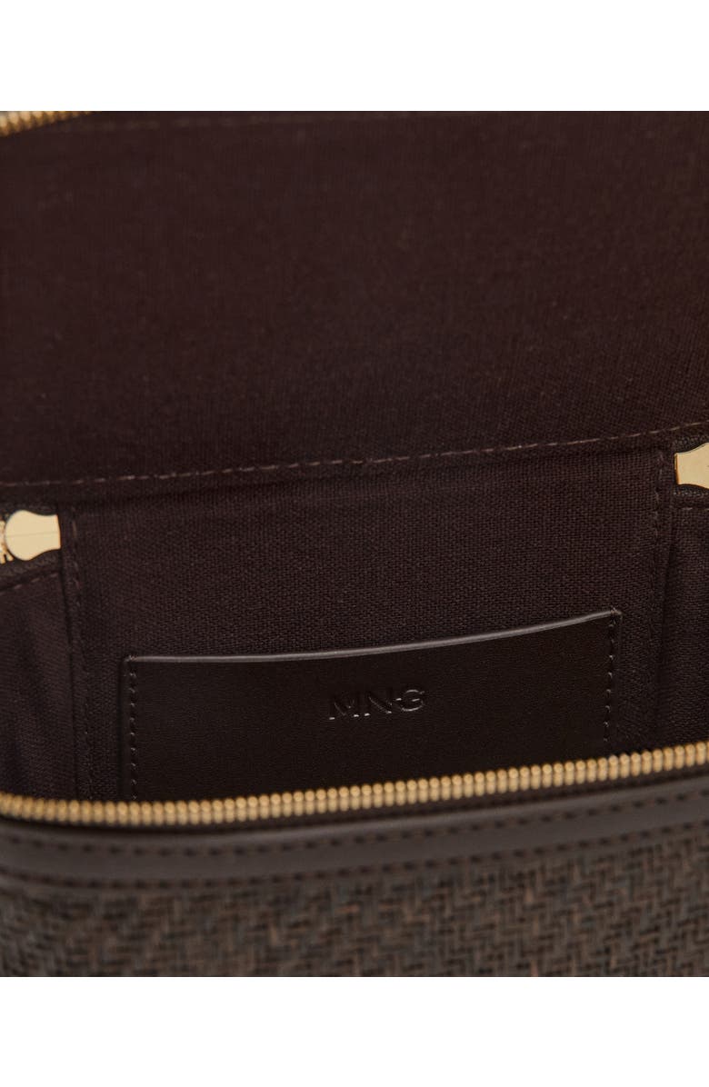 MANGO Raffia Toiletry Bag, Alternate, color,