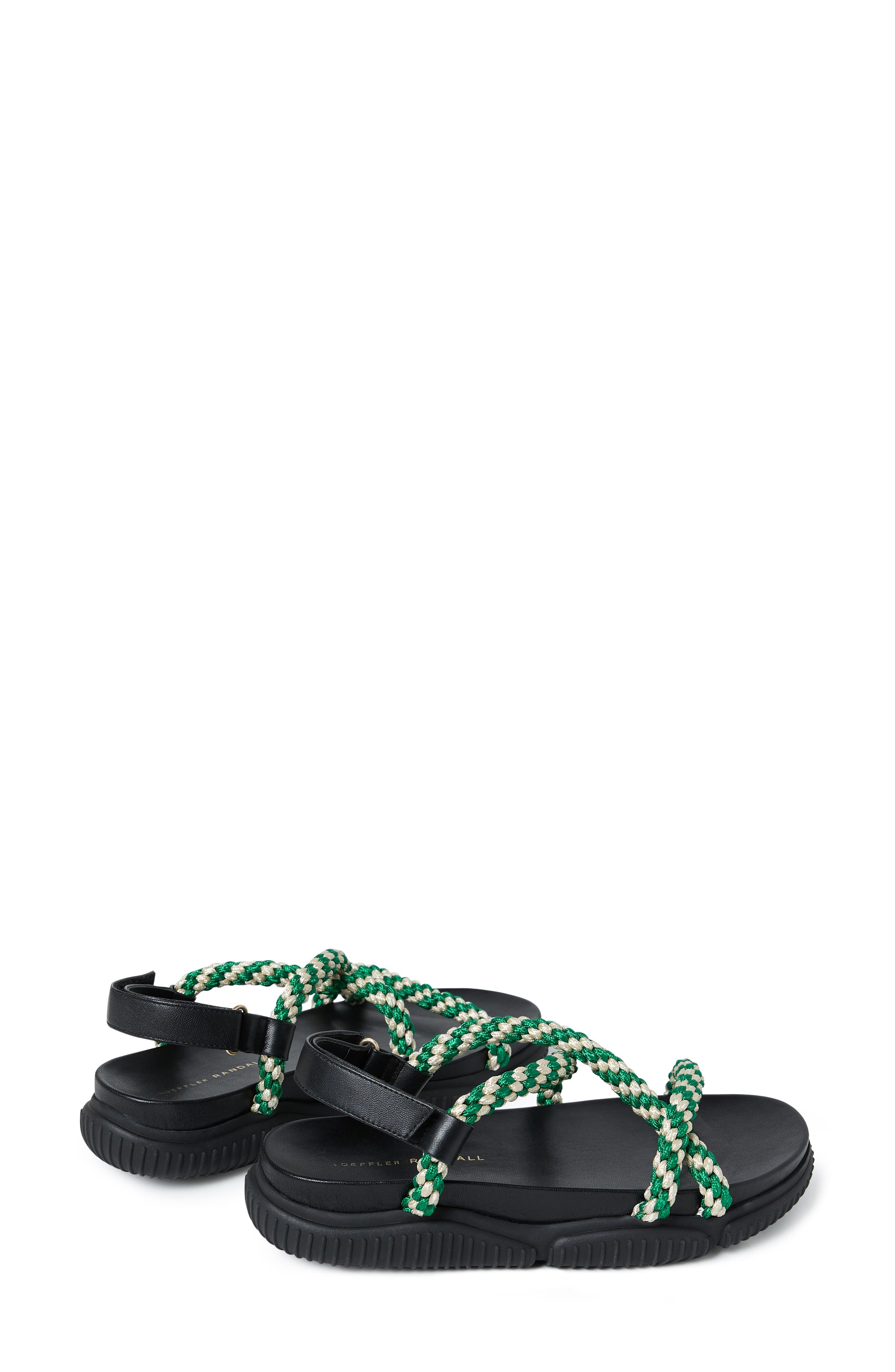 Ozzy Sport Sandal, Alternate, color, BLACK/ GREEN/ CREAM