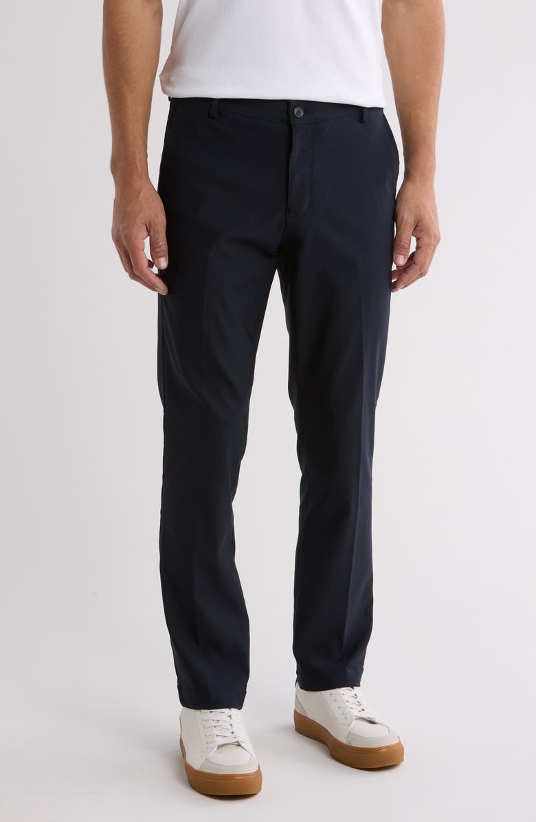 Perry Ellis New Limitless Tech Chino Pants, Main, color, Dark Navy
