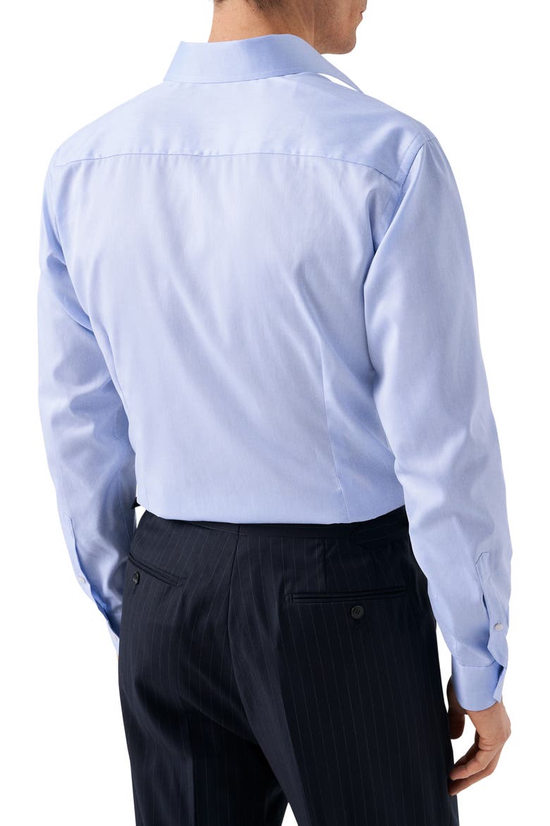 Contemporary Fit Twill Dress Shirt, Alternate, color, LIGHT PASTEL BLUE