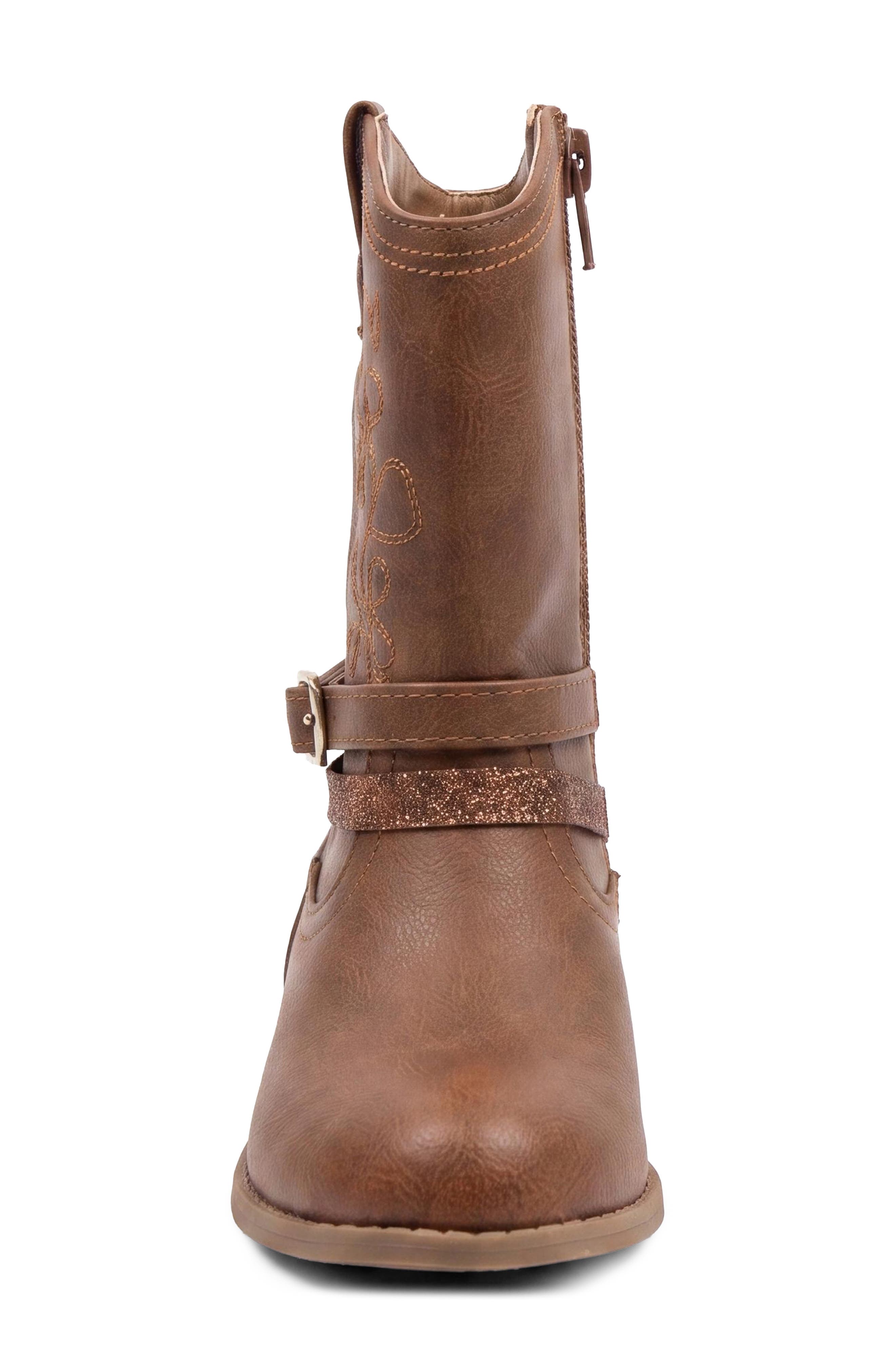 Kids' Lil Marchie Western Boot, Alternate, color, COGNAC MULTI