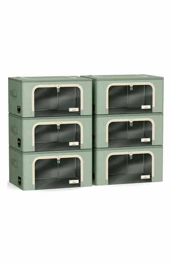 Set of 6 Small Foldable Storage Bins