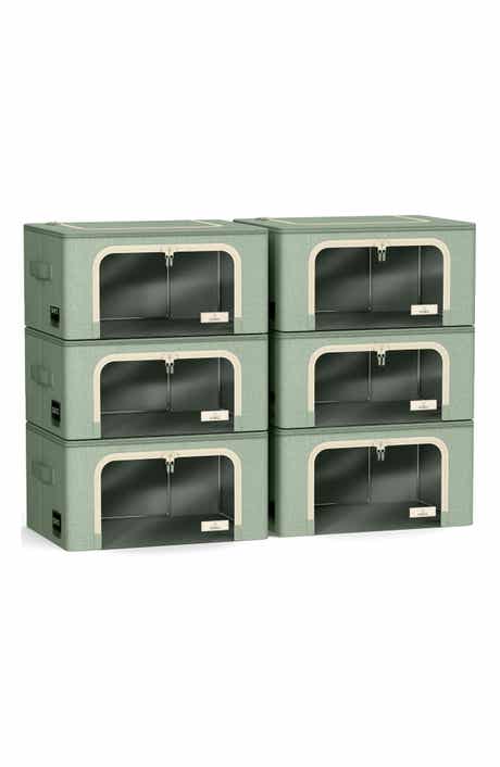 Set of 6 Small Foldable Storage Bins