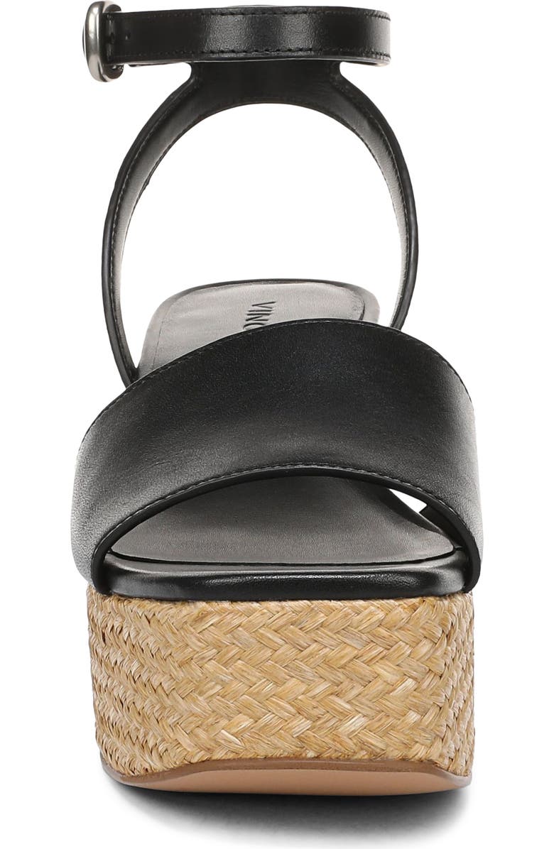Vince Castella Ankle Strap Platform Sandal, Alternate, color, Black