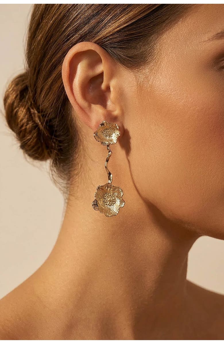 Astor & Orion Poppy Ear Jacket, Alternate, color, Gold