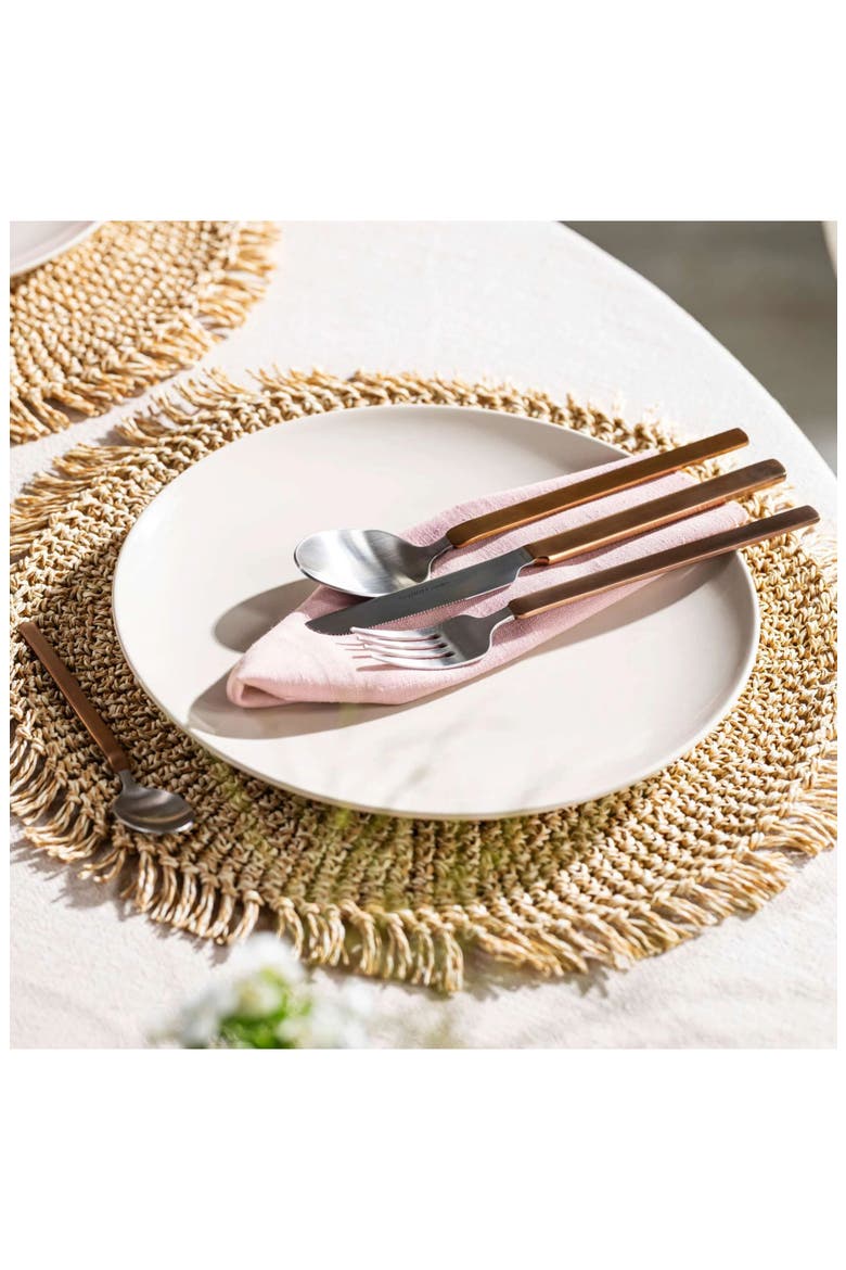 20-Piece Flatware Set, Alternate, color, GOLD