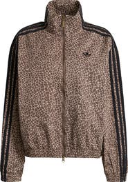 adidas Originals Firebird Animal Print Denim Track Jacket