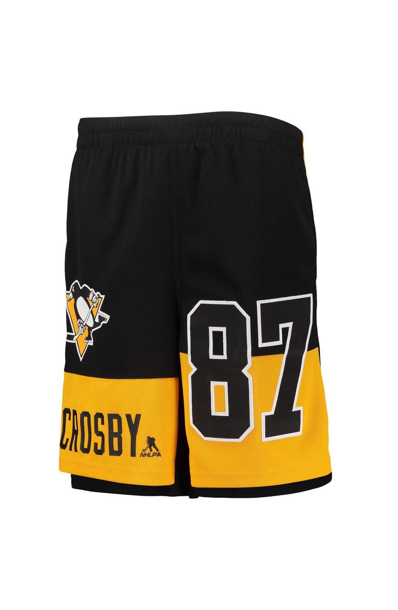 Outerstuff Youth Sidney Crosby Black Pittsburgh Penguins Pandemonium Name & Number Shorts, Alternate, color, 