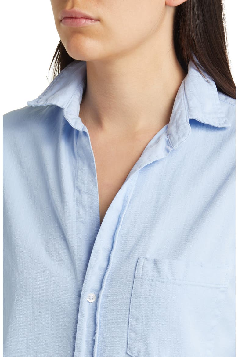 Rory Long Sleeve Denim Maxi Shirtdress, Alternate, color, CLASSIC BLUE