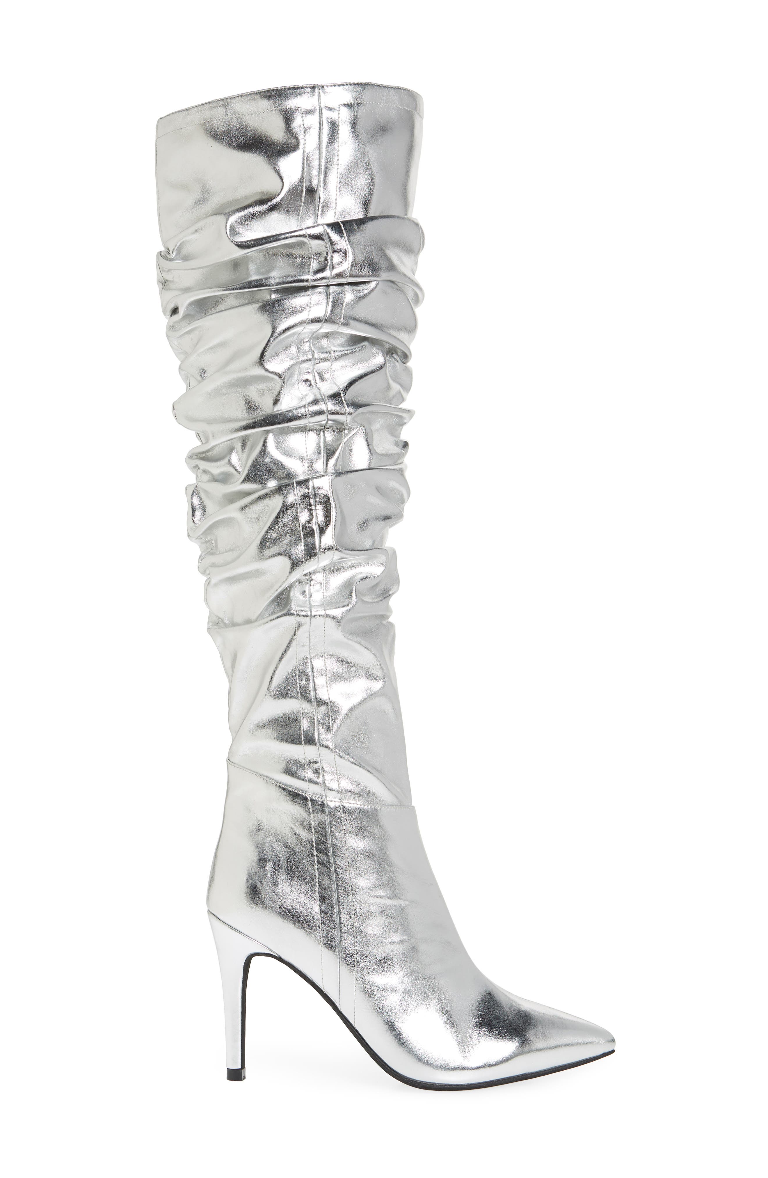 Jeffrey Campbell Advik Metallic Over the Knee Boot, Alternate, color, 