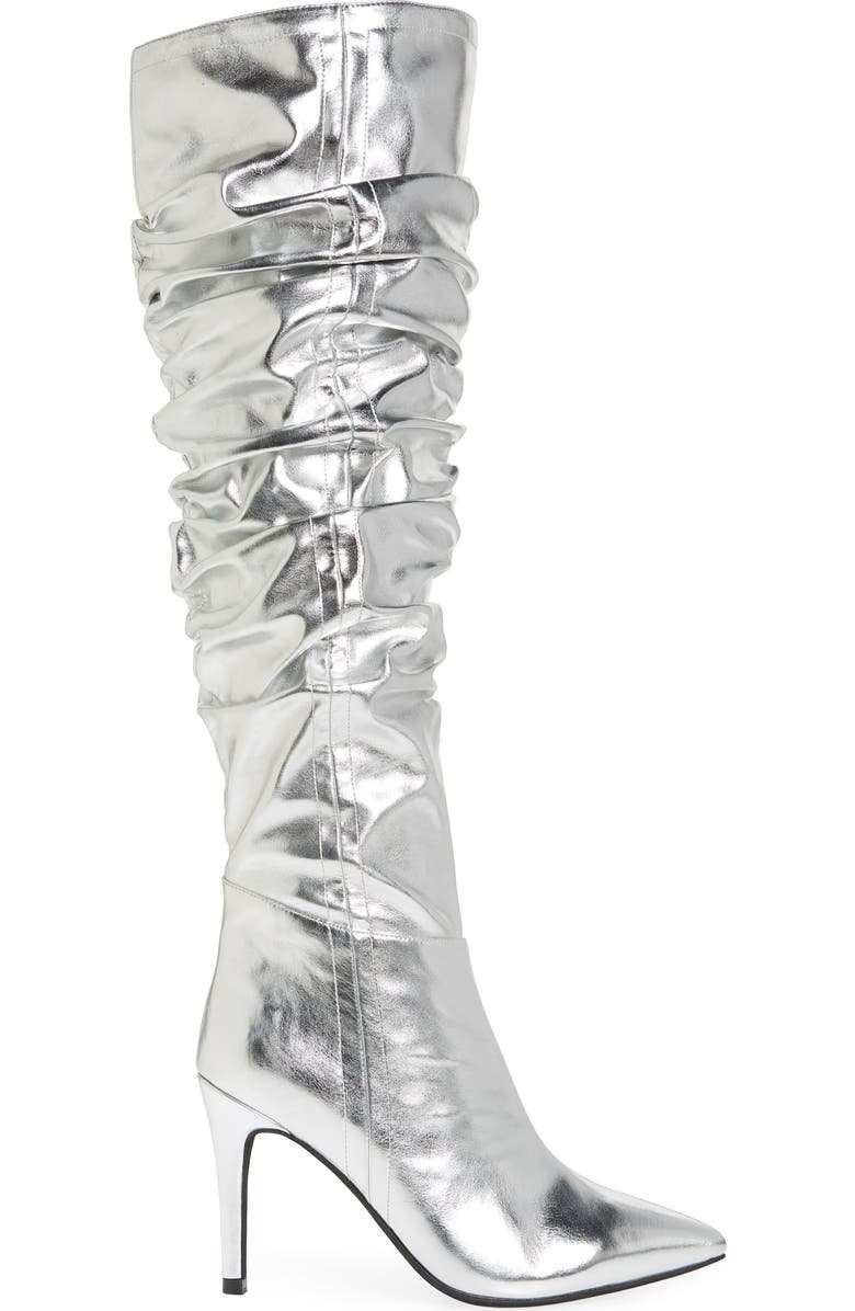 Jeffrey Campbell Advik Metallic Over the Knee Boot, Alternate, color,